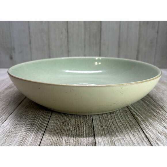 Vtg Denby Energy Celadon Cream England Dinner Bowl Stoneware 8.5" DIA Retired K - Picture 1 of 6
